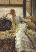 James Tissot July (Specimen of A Portrait) (nn01) oil